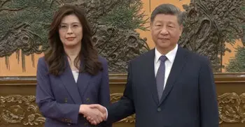 Taiwan opposition leader meets Xi Jinping in Beijing