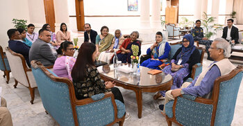 Rokeya Padak winners urge unity, justice as Yunus felicitates them