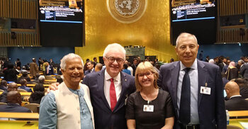 Yunus attends inaugural session of UNGA