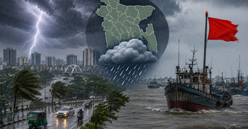 রাজধানীসহ ১৩ অঞ্চলে ঝড়-বৃষ্টির শঙ্কা, নদীবন্দরে ১ নম্বর সতর্ক সংকেত