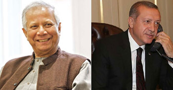 Erdogan phones Yunus, condoles loss of lives in floods