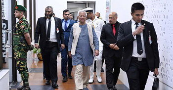 Yunus returns home after visits to Doha, Rome