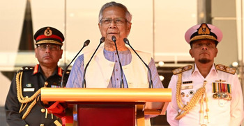 Yunus urges members of Armed Forces to ensure smooth, festive polls