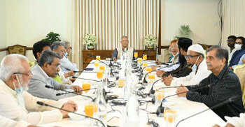 Political parties meet Yunus, affirm anti-fascist unity