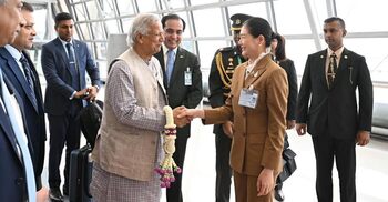 Yunus reaches Bangkok for BIMSTEC Conference