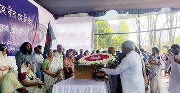 Dr Zafrullah’s body taken to Shaheed Minar