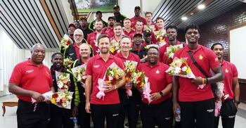 Zimbabwe cricket team arrive in Dhaka