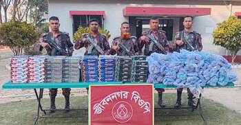 ঝিনাইদহ সীমান্তে অভিযান চালিয়ে ১৯ বাংলাদেশিকে আটক