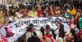 খালেদার কার্যালয় অভিমুখে মহিলা লীগের বিক্ষোভ