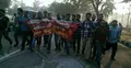 ধর্মঘটের সমর্থনে ঢাবিতে ছাত্রদলের মিছিল