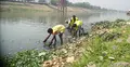 সিলেটে নদীর আবর্জনা পরিষ্কার অভিযান