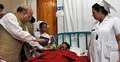 অগ্নিদগ্ধদের দেখতে হাসপাতালে স্বাস্থ্যমন্ত্রী