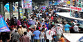 সদরঘাটে তিল ধরার জায়গা নেই