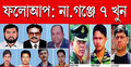 নারায়ণগঞ্জে আলোচিত ৭ খুন : চার্জশিটে পলাতক ১৩ জন