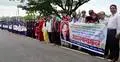 জয়কে নিয়ে অপ্রচারের প্রতিবাদে সিলেটে মানববন্ধন