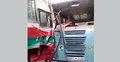চবিতে বাসের মুখোমুখি সংঘর্ষে আহত ৫
