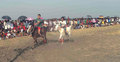 নাটোরে গ্রাম বাংলার ঐতিহ্যবাহী ঘোড়দৌড়