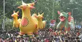 উৎসব মুখর পরিবেশে ঢাবিতে বর্ষবরণ