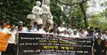 ছাত্রী নির্যাতনের প্রতিবাদে ঢাবিতে মানববন্ধন