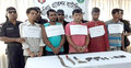 ফেনীতে অস্ত্রসহ ৫ ডাকাত আটক