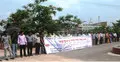 প্রস্তাবিত বেতন কাঠামোর প্রতিবাদে যবিপ্রবি শিক্ষকদের মানববন্ধন