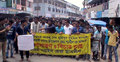 বঙ্গবন্ধু সম্পর্কে কটূক্তি করায় ছাত্রলীগের বিক্ষোভ মিছিল