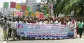 মোদির সফরকে স্বাগত জানিয়ে আনন্দ মিছিল 
