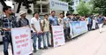 রাসায়নিকমুক্ত খাদ্যের দাবিতে বরেন্দ্র বিশ্ববিদ্যালয়ে মানববন্ধন