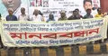 রাজন হত্যাকারীদের বিচারের দাবিতে বরিশালে মানববন্ধন
