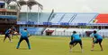 অনুশীলনে দক্ষিণ আফ্রিকা দল