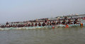 ভৈরবে অনুষ্ঠিত হলো নৌকাবাইচ
