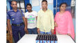 আশুগঞ্জে ৩ মাদক ব্যবসায়ী গ্রেফতার