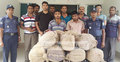 কুড়িগ্রামে ৪ মণ গাঁজাসহ আটক ৩