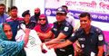 শেরপুরে বন্যার্তদের মাঝে পুলিশের ত্রাণ বিতরণ