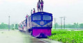 বন্যায় জামালপুরে ট্রেন চলাচল বন্ধ