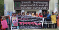 তনু হত্যার বিচারের দাবিতে ইবিতে মানববন্ধন