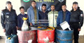 ট্রেনের চোরাই তেল ও অস্ত্রসহ আটক ৬