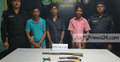 চকরিয়ায় অস্ত্রসহ তিন যুবক আটক