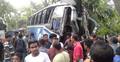 সড়ক দুর্ঘটনায় বাসের হেলপার নিহত