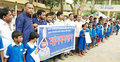 স্কুলছাত্রীকে ধর্ষণ, ধর্ষকের ফাঁসির দাবিতে রাস্তায় সহপাঠীরা
