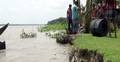 বেড়িবাঁধের জন্য ৪ গ্রামের মানুষের ভোগান্তি