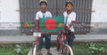 বাইসাইকেলে সারাদেশ ভ্রমণ : দুই কিশোর এখন পটুয়াখালী