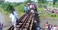 ২৬ ঘণ্টা পর চালু হলো বগুড়া-সান্তাহার রুটে ট্রেন চলাচল