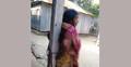 পাওনা টাকা চাওয়ায় বিধবাকে খুঁটিতে বেঁধে নির্যাতন