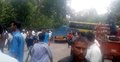 বাস-পিকআপ ভ্যান সংঘর্ষে চালক নিহত