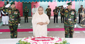 বঙ্গবন্ধুর সমাধিতে প্রধানমন্ত্রীর শ্রদ্ধা