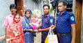 ফুল-মিষ্টি নিয়ে কৃষক কন্যার বাসায় হাজির এসআই