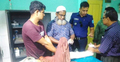 আহত পাগলির দায়িত্ব নিলেন এসআই