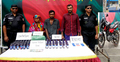 বিজয়নগরে নারীসহ তিন মাদক ব্যবসায়ী আটক