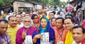 গাজীপুর সদরে নৌকার প্রার্থী রীনা পারভীনের গণসংযোগ